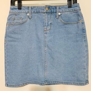 Mini Blue Jean Skirt